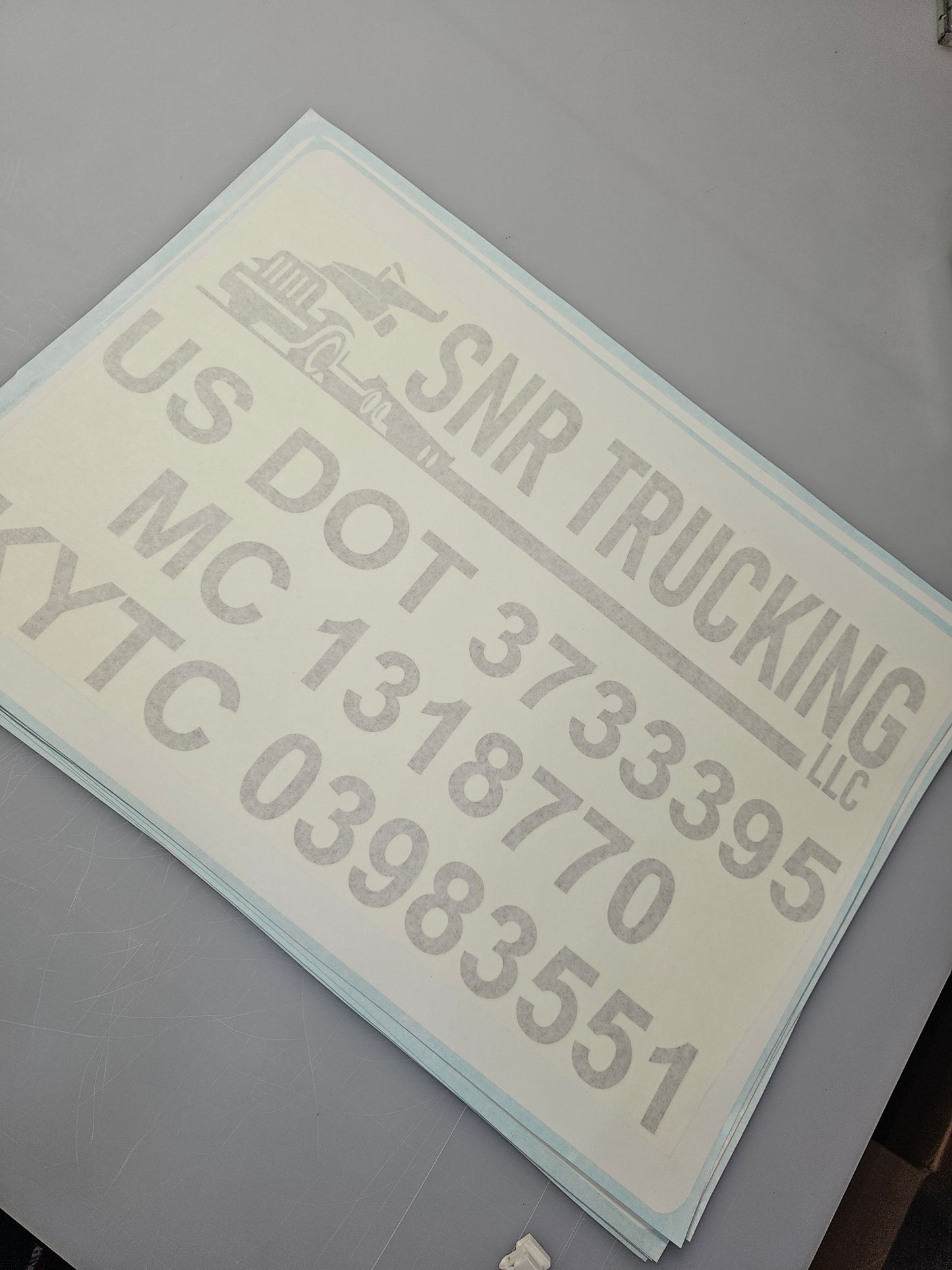 Single Color Decal