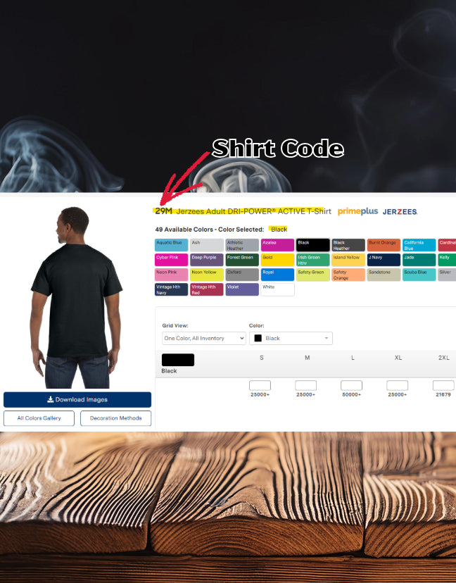 Custom Apparel Universal Form